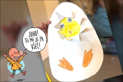 Kako izdelaš velikonočnega piščančka